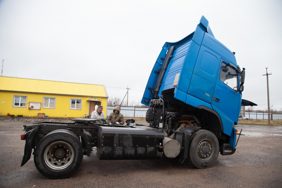 Установка ГБО газодизель на тягач Вольво FH TRUCK 4X2