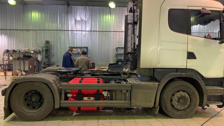 Установка ГБО на тягач SCANIA G 400