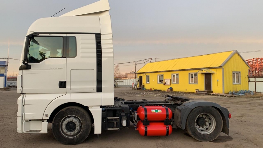 Установка ГБО на тягач MAN TGX