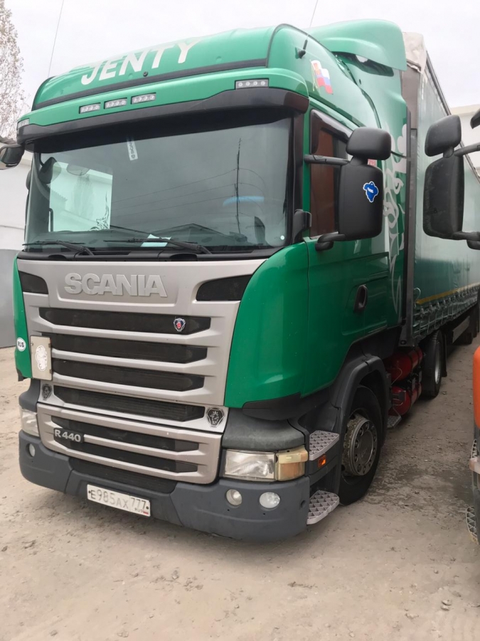 Установка ГБО газодизель на тягач СКАНИЯ G440