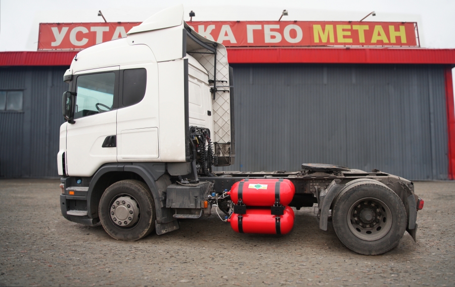 Переоборудование на газодизель тягач СКАНИЯ